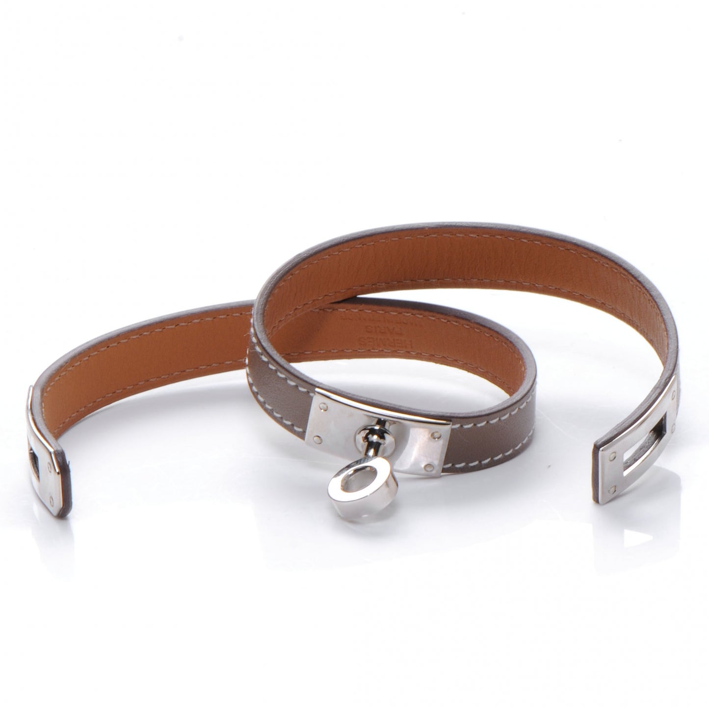 Chamonix Kelly Double Tour Bracelet Small Etoupe