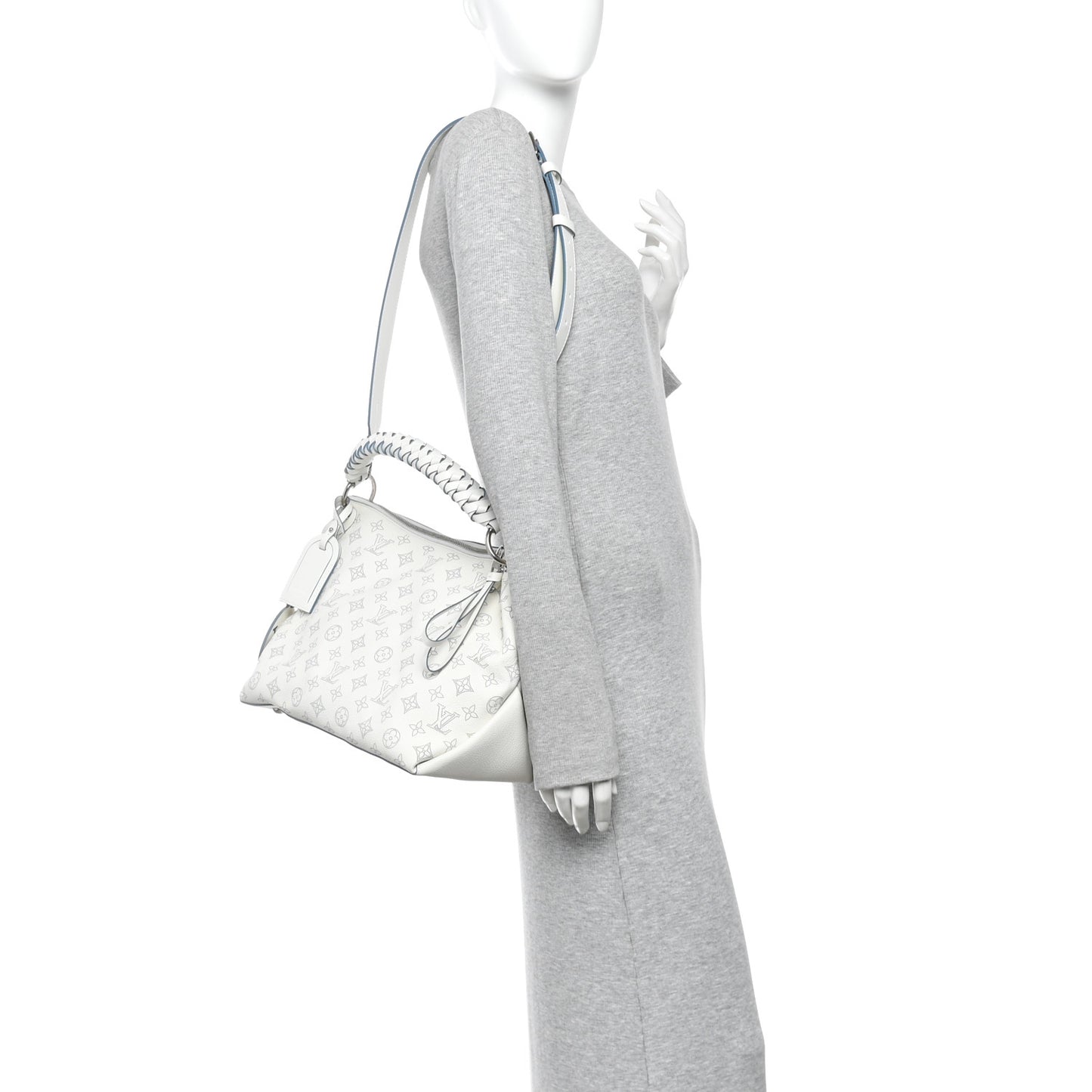 Mahina Beaubourg Hobo MM Snow Orage Blue