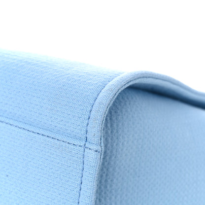 Chanel Mixed Fibers Medium Deauville Tote Light Blue 12 of 12