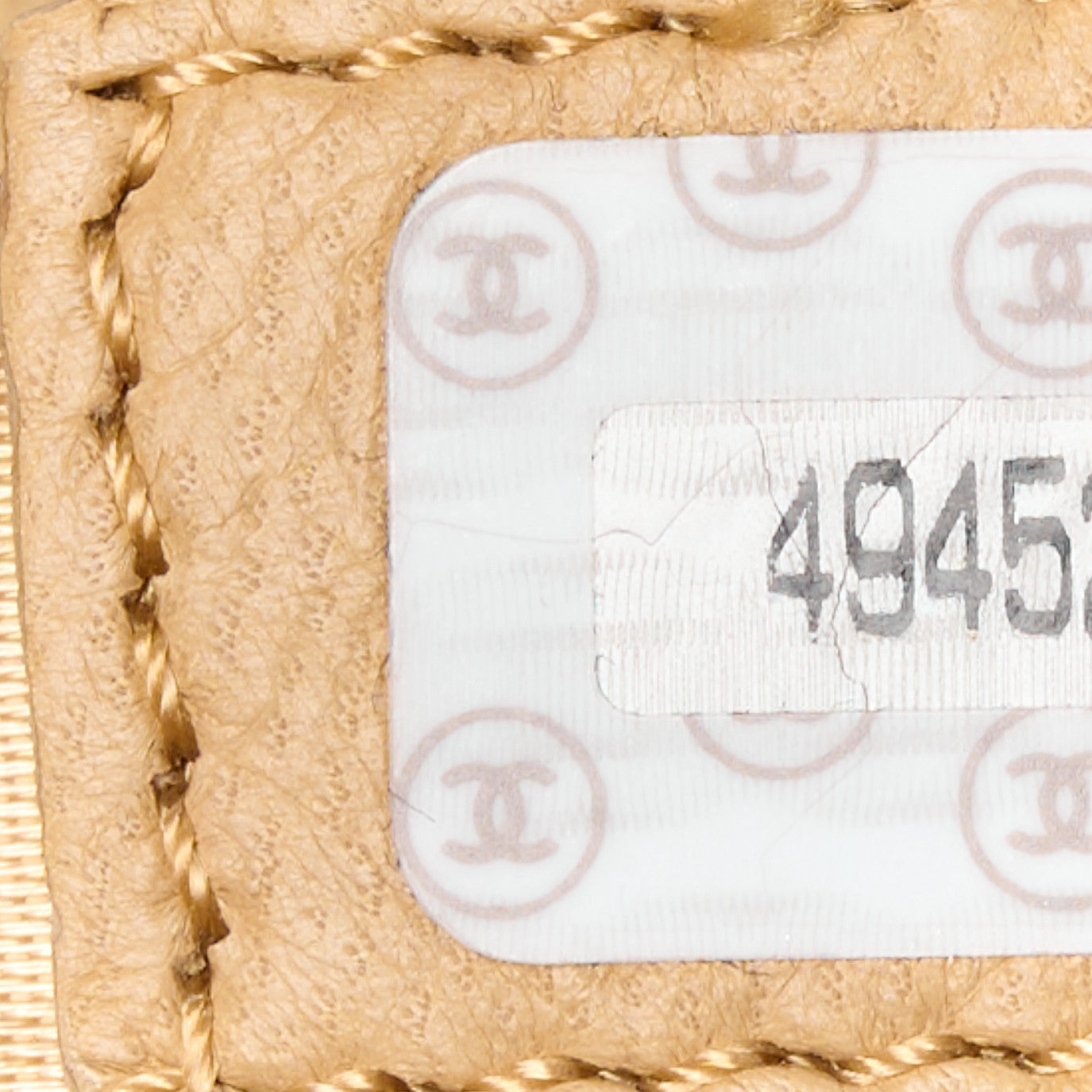 Chanel Caviar Flap Shoulder Bag Beige 8 of 13