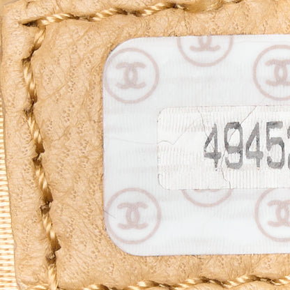 Chanel Caviar Flap Shoulder Bag Beige 8 of 13