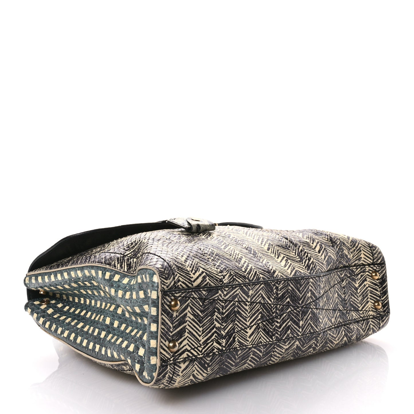 Calfskin Snakeskin Animal Print 1984 Bag Cloud Atlantic