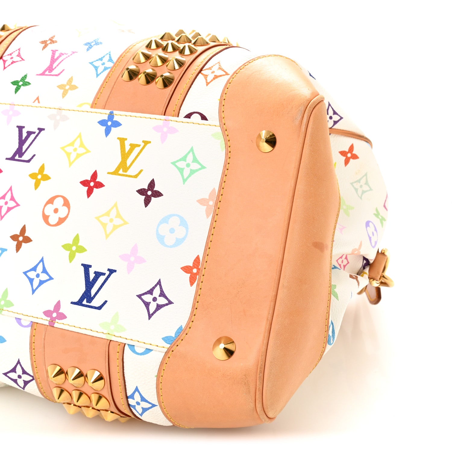 Louis Vuitton Monogram Multicolor Courtney GM White 9 of 9