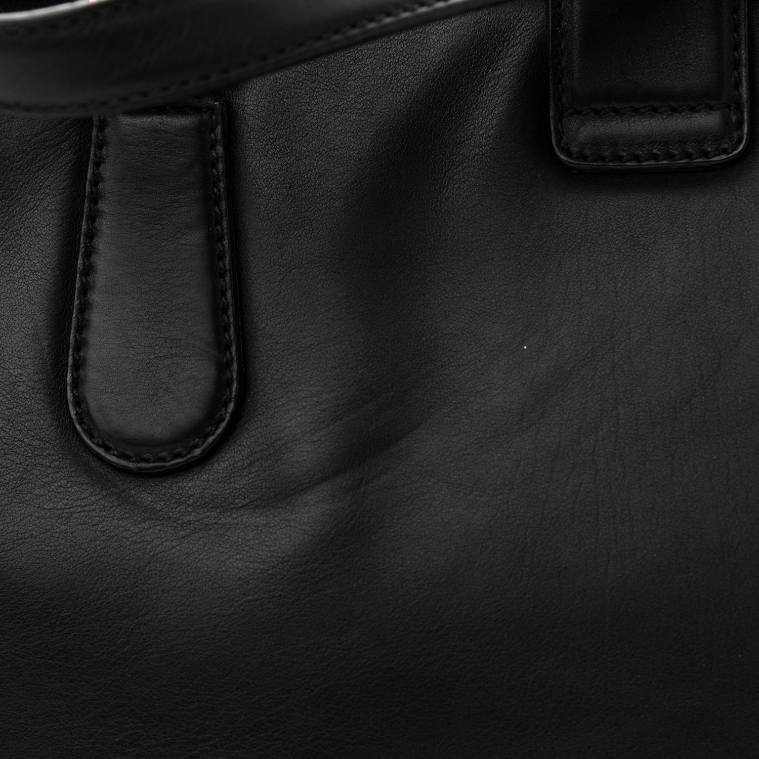 Salvatore Ferragamo Calfskin Gancini Tote Black 11 of 11