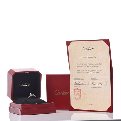 Cartier 18K White Gold Diamond Juste Un Clou Ring 54 6.75 5 of 5