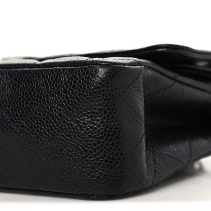 Chanel Caviar Quilted Medium Double Flap Black 10 of 11