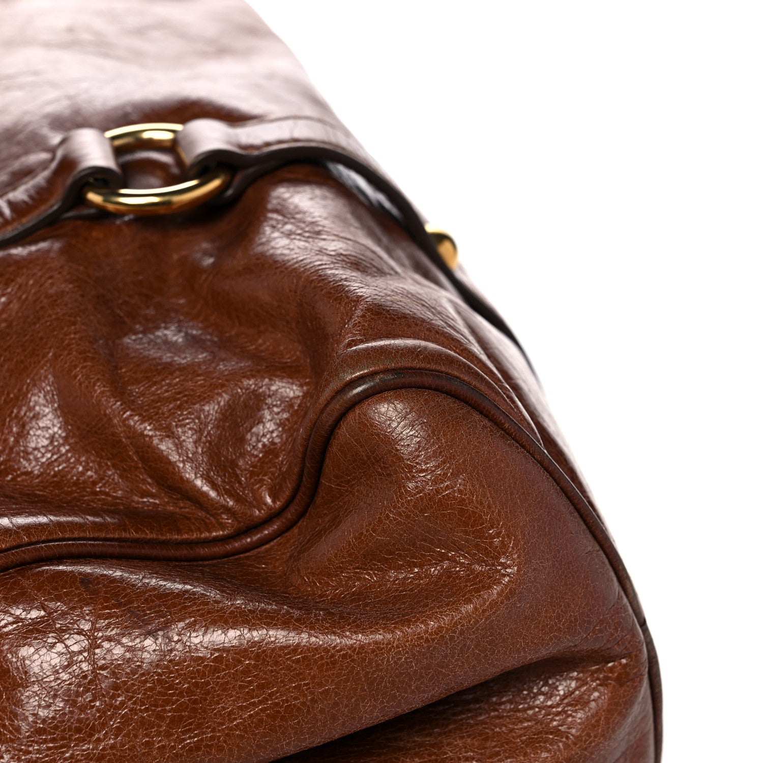 Miu Miu Vitello Lux Medium Bow Bag Palissandro 9 of 25