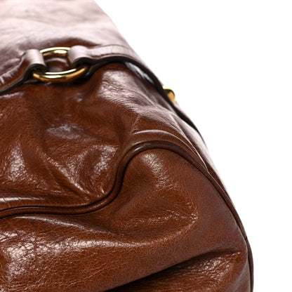 Miu Miu Vitello Lux Medium Bow Bag Palissandro 9 of 25