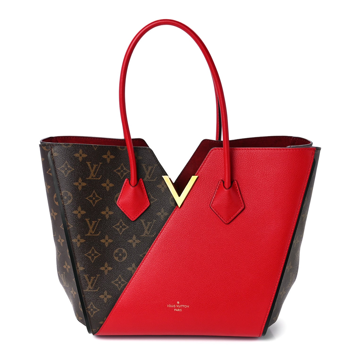 Louis Vuitton Calfskin Monogram Kimono Tote Cherry 1 of 12