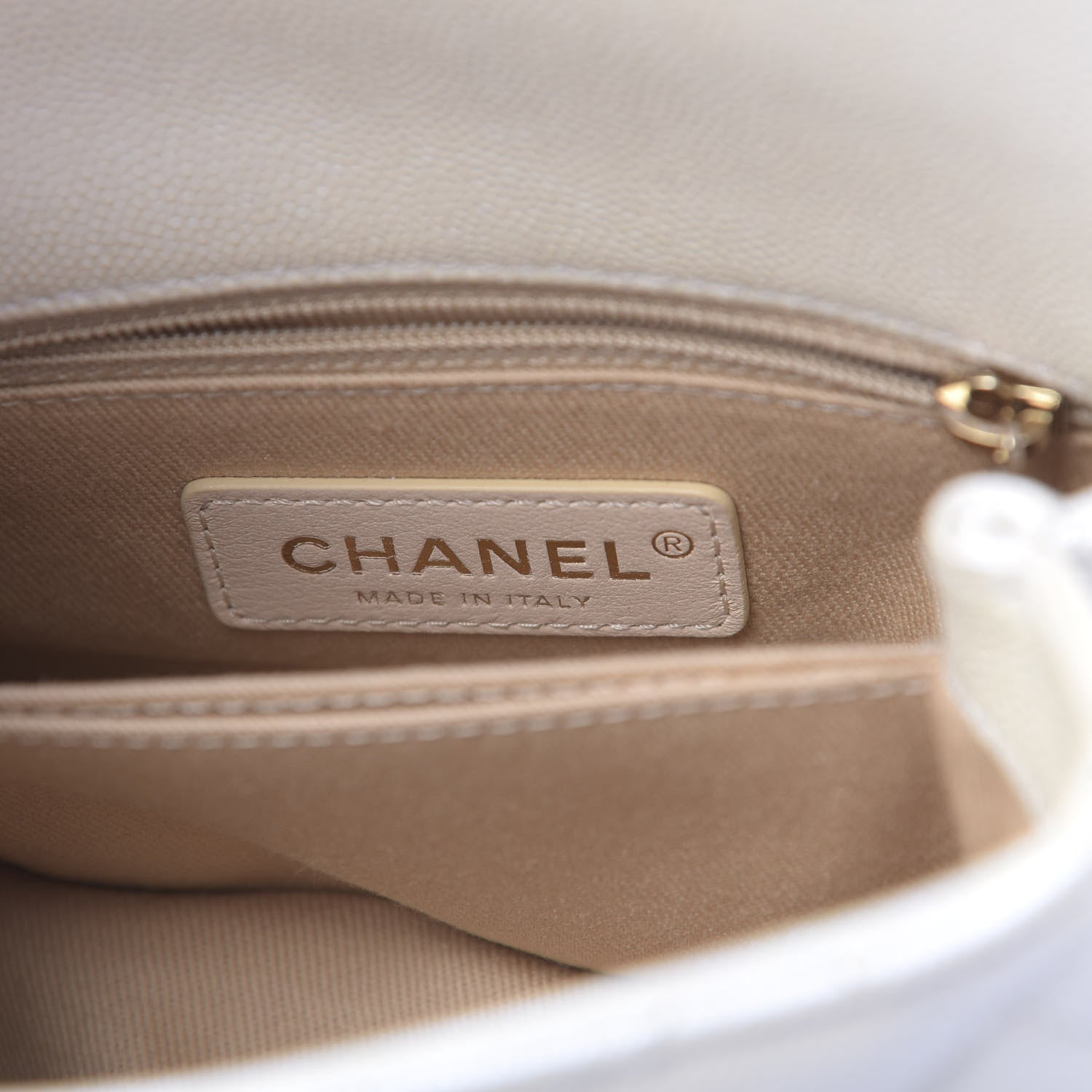 Chanel Iridescent Caviar Quilted Extra Mini Coco Handle Flap Ivory 6 of 11