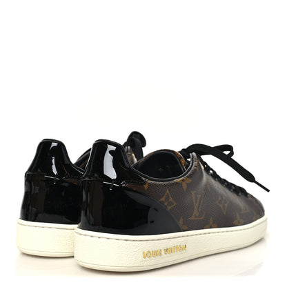 Louis Vuitton Patent Monogram Frontrow Sneakers 37 5 of 8