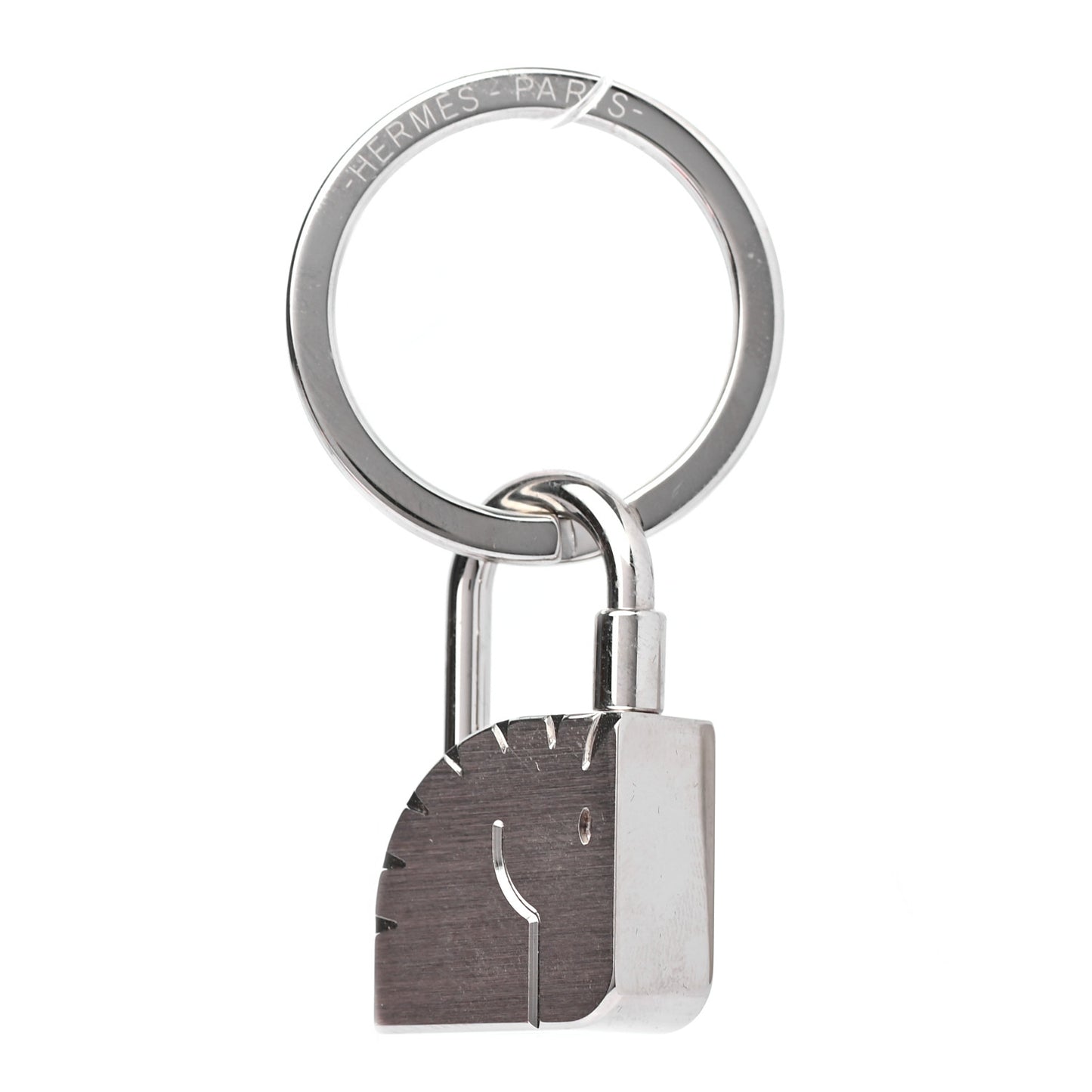 Palladium Cadenas Horse Key Ring