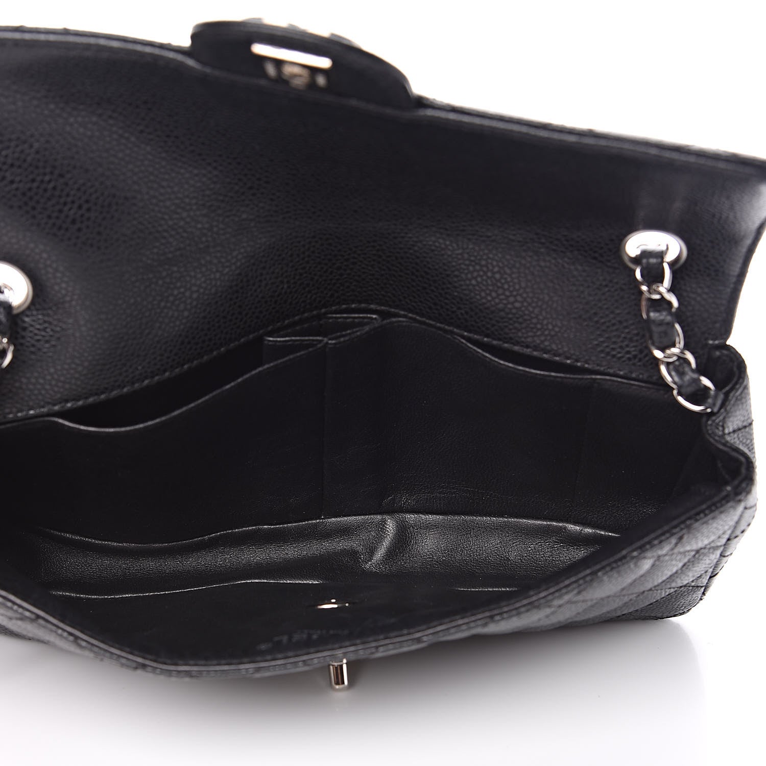 Chanel Caviar Quilted East West Flap Black 5 of 12