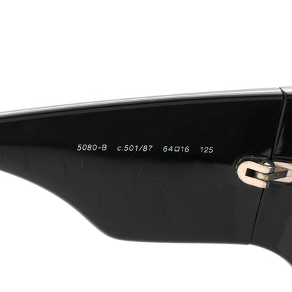Chanel Acetate Crystal CC Sunglasses 5080-B Black 6 of 9