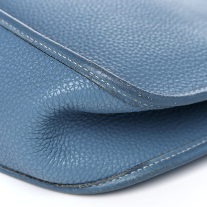 Hermes Togo Evelyne GM Blue Jean 9 of 21
