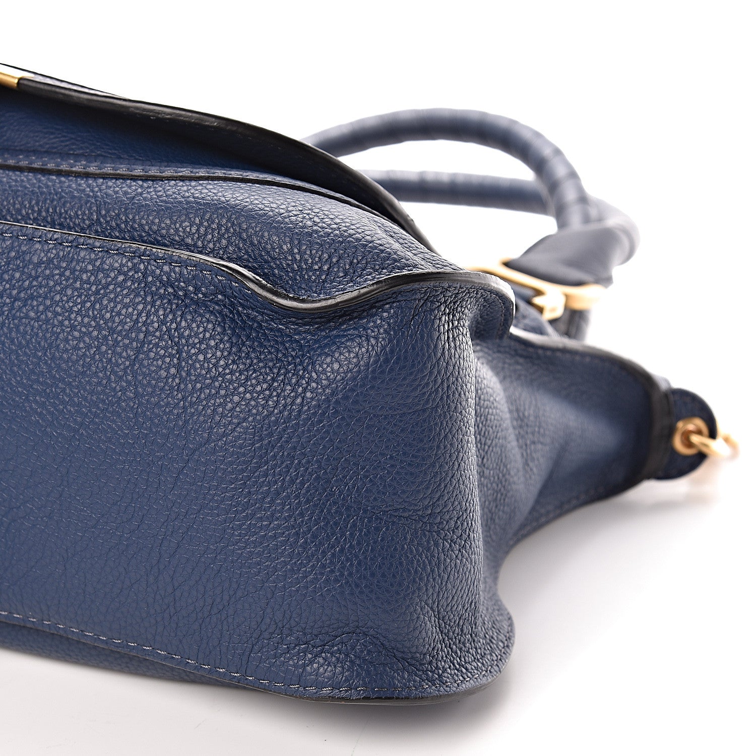 Chloe Calfskin Medium Marcie Satchel Royal Navy 11 of 12
