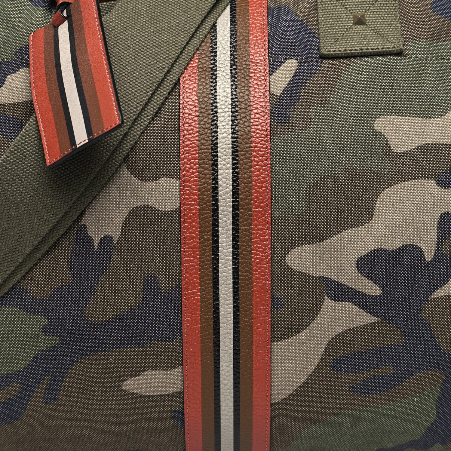 Valentino Garavani Canvas Calfskin Camouflage Tote Multicolor 8 of 10