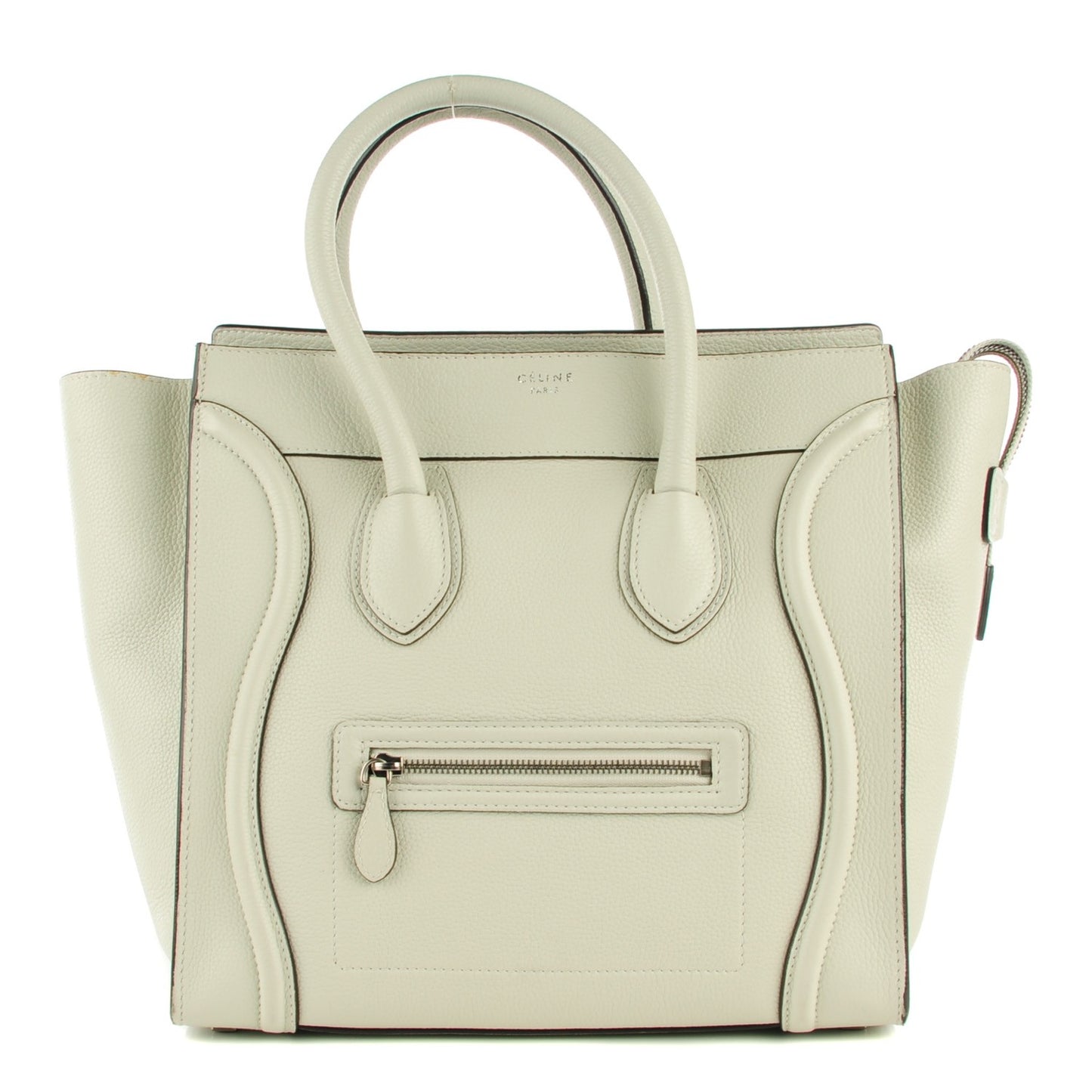 Drummed Calfskin Mini Luggage Lune