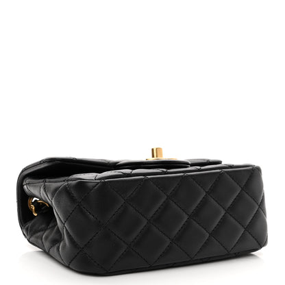 Chanel Lambskin Quilted Mini Pearl Crush Flap Black 4 of 11