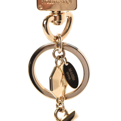 Louis Vuitton LV Facettes Bag Charm Key Holder Gold 3 of 4