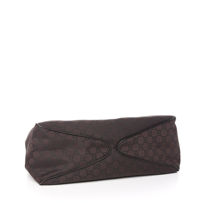 Gucci Nylon Monogram Hobo Brown 4 of 10