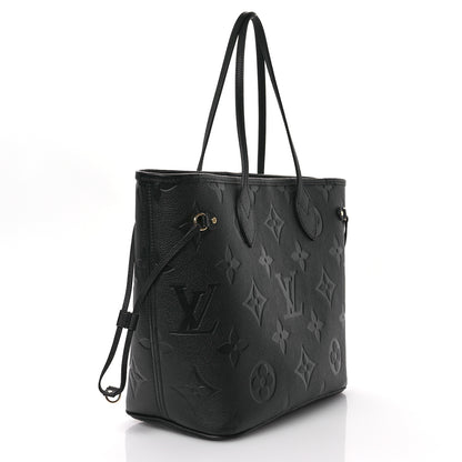 Louis Vuitton Empreinte Monogram Giant Neverfull MM Black 3 of 10