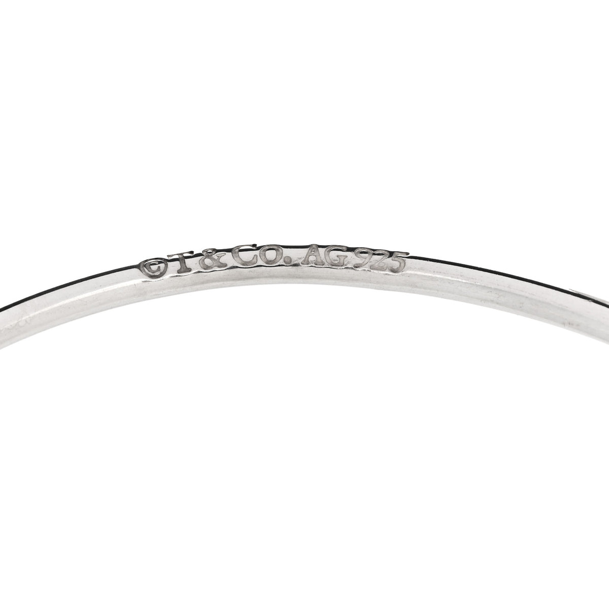 Sterling Silver Hook Bangle Bracelet