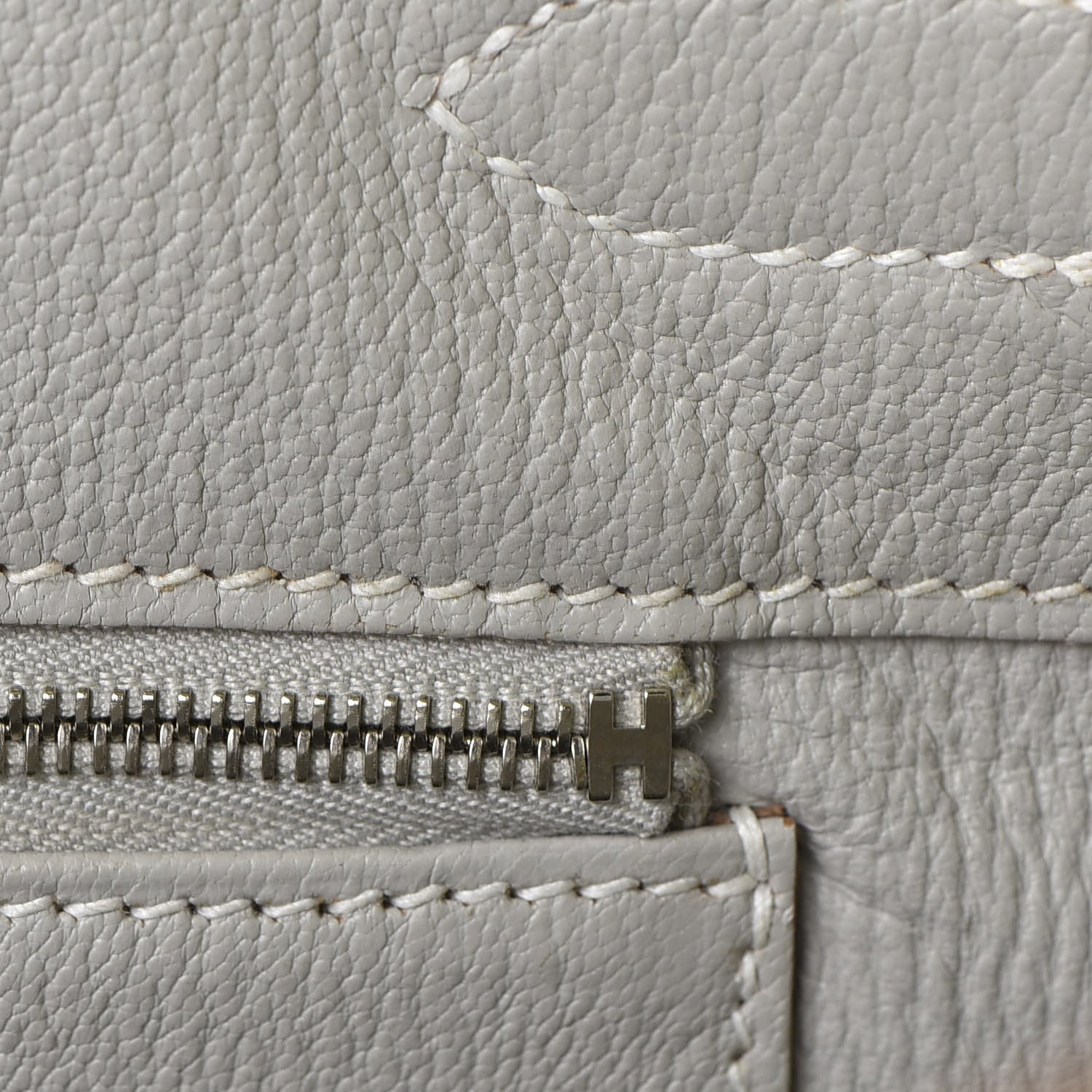 Hermes Epsom Candy Birkin 30 Lime Gris Perle 21 of 34