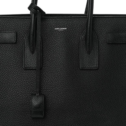 Saint Laurent Grained Calfskin Large Sac De Jour Carryall Black 8 of 10