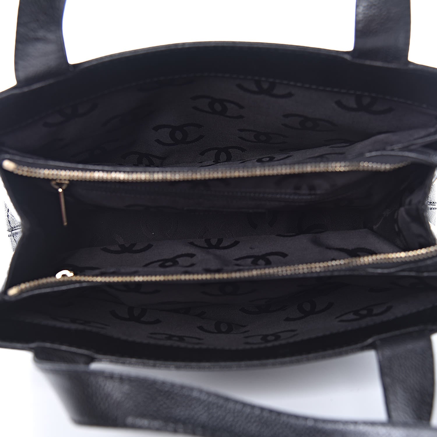 Chanel Caviar CC Shoulder Bag Black 5 of 10