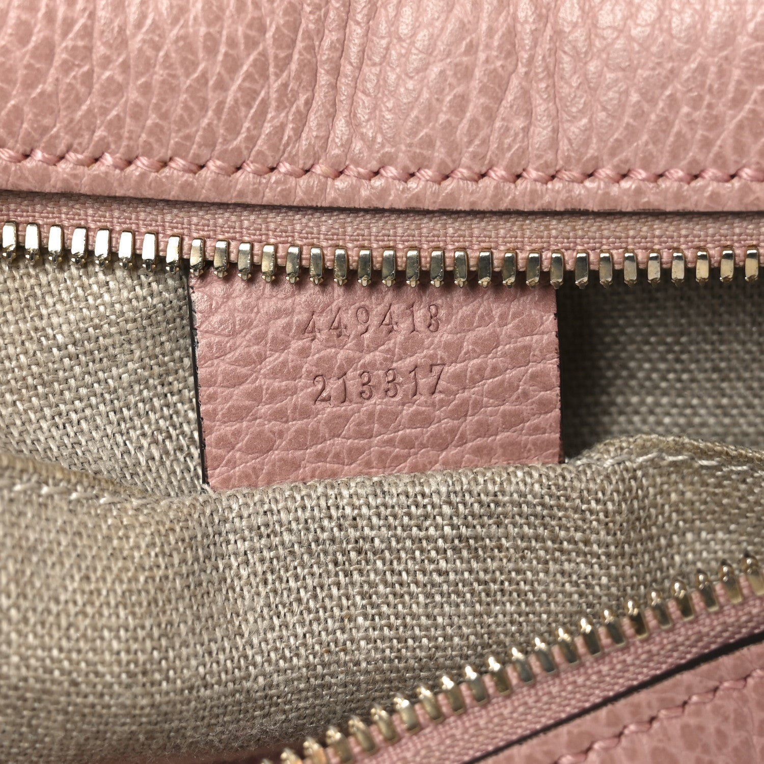 Gucci Monogram Mini Bree Messenger Bag Beige Soft Pink 7 of 10