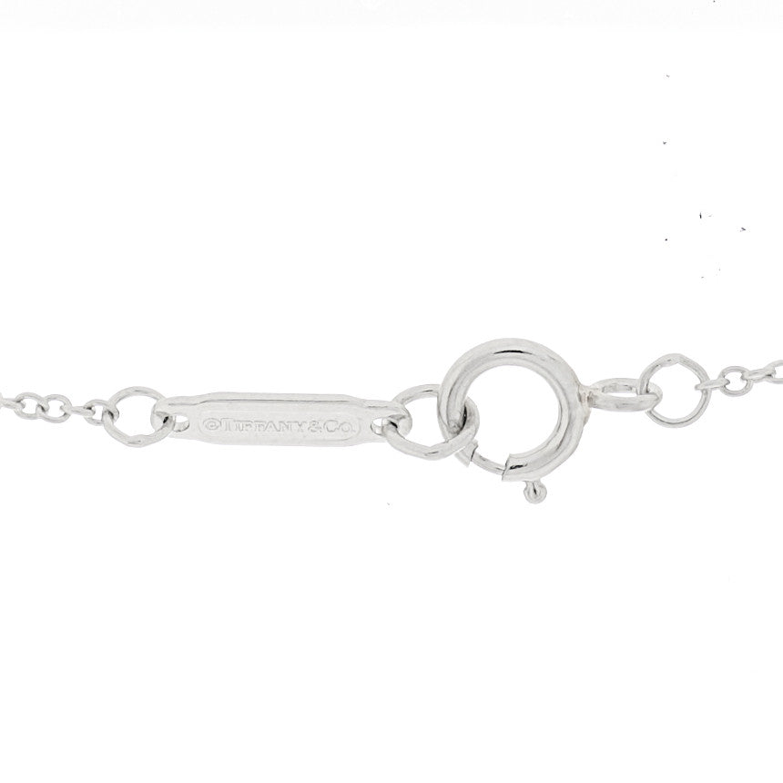 Platinum Diamond Horseshoe Pendant Necklace
