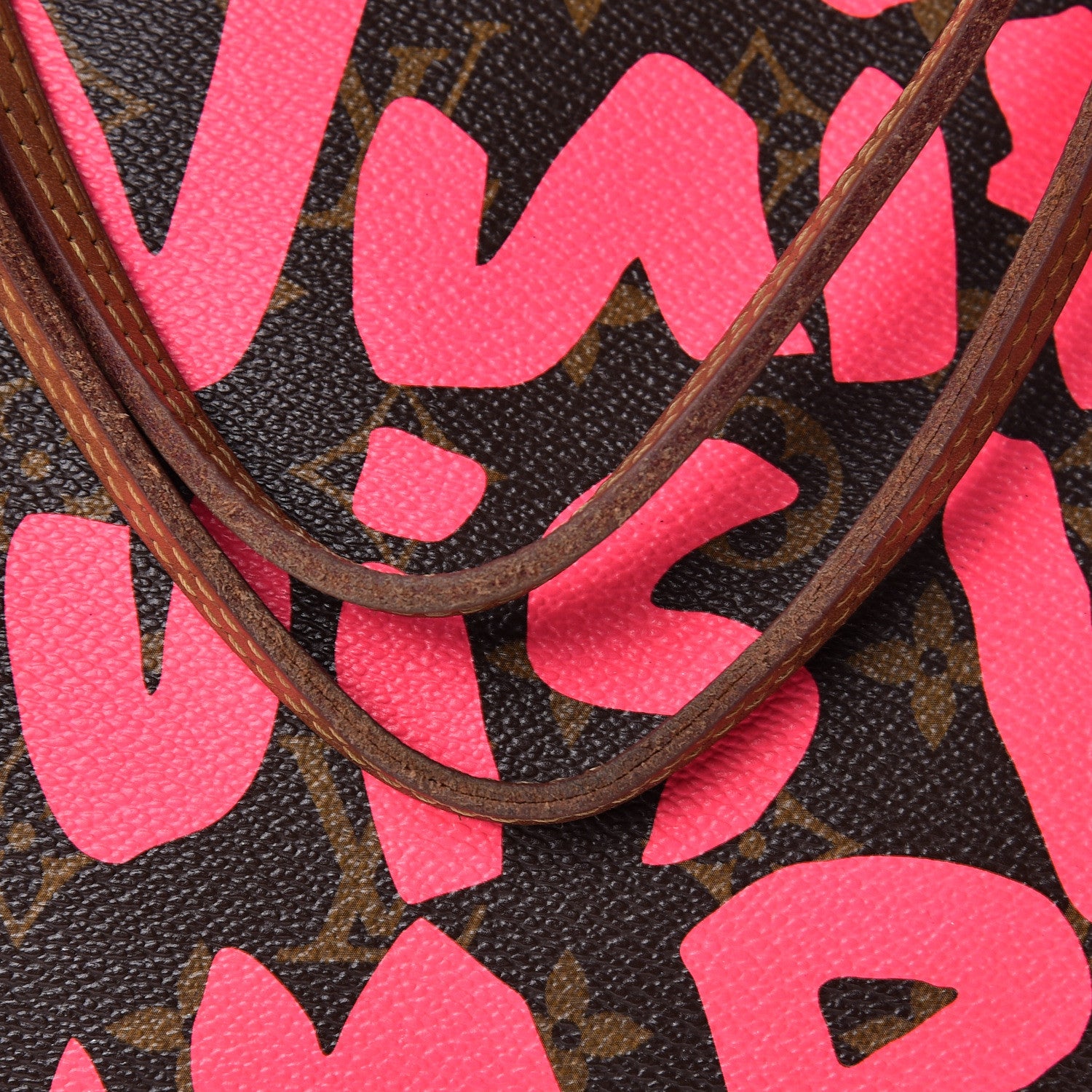 Louis Vuitton Monogram Graffiti Neverfull GM Fuchsia 18 of 18