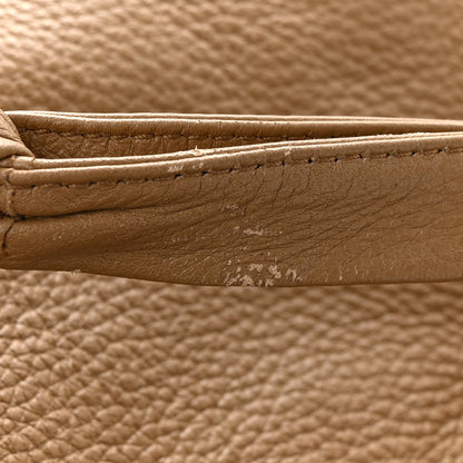 Gucci Pebbled Calfskin Large Jungle Tote Natural Tan 11 of 12