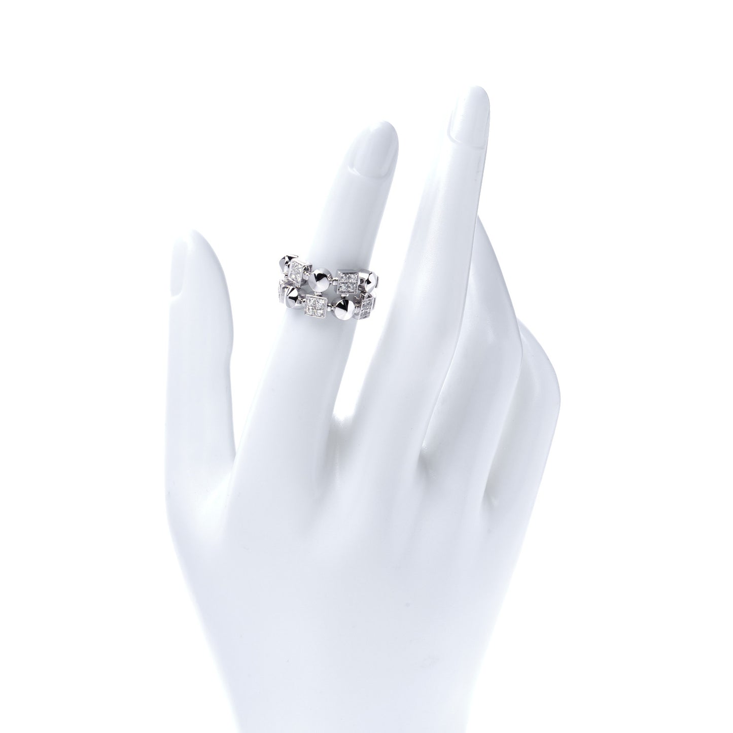 18K White Gold Diamond Lucia Ring 48 4.25