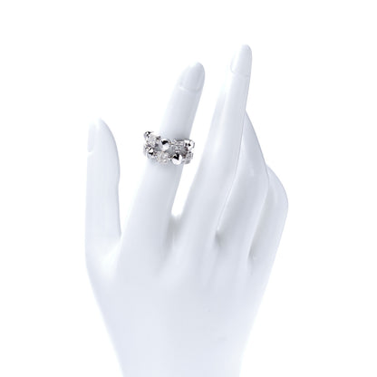Bulgari 18K White Gold Diamond Lucia Ring 48 4.25 2 of 6