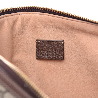 Gucci GG Supreme Monogram Large Ophidia Pouch Clutch Brown 6 of 7