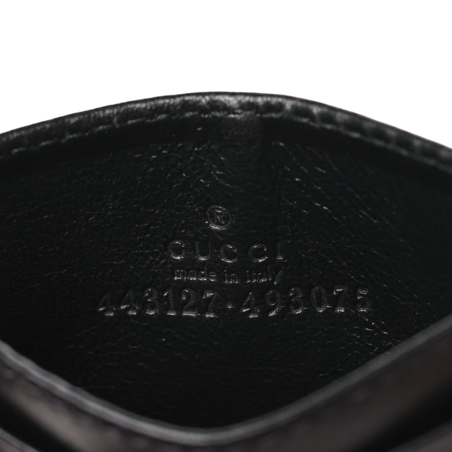 Gucci Calfskin Matelasse GG Marmont Card Holder Black 6 of 7