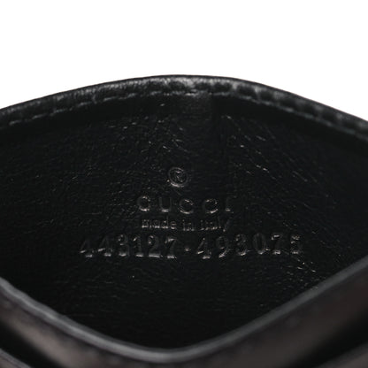 Gucci Calfskin Matelasse GG Marmont Card Holder Black 6 of 7