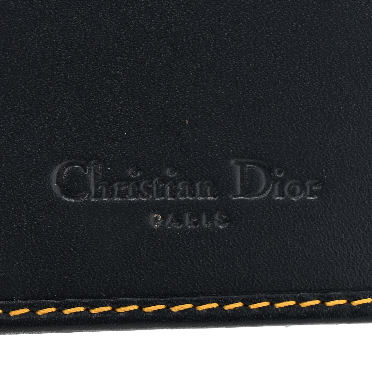 Monogram Saddle Wallet Navy