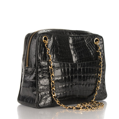 Chanel Alligator Tote Black 3 of 8