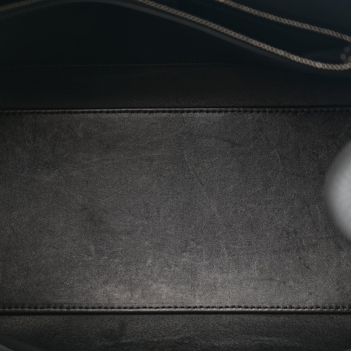 Matte Grained Calfskin Margaux Shoulder 12 Black