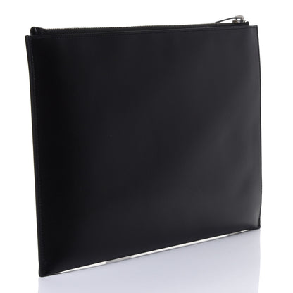 Saint Laurent Calfskin Logo Zipped Tablet Pouch Black 2 of 4