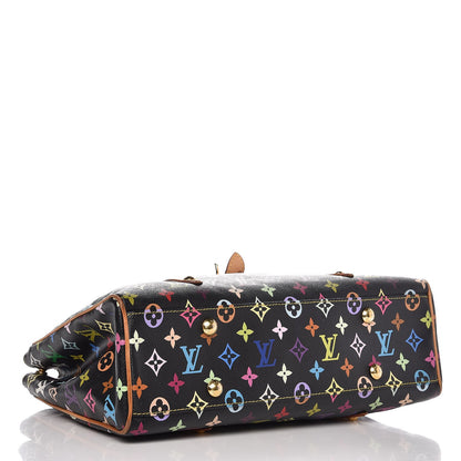 Louis Vuitton Monogram Multicolor Aurelia MM Black 4 of 12