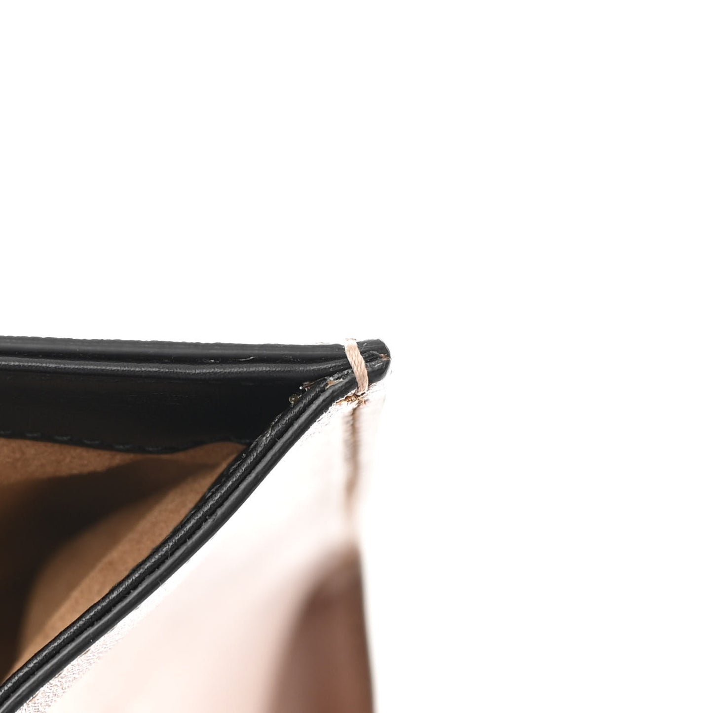 GG Supreme Monogram Calfskin Medium Padlock Top Handle Bag Beige Black Cuir