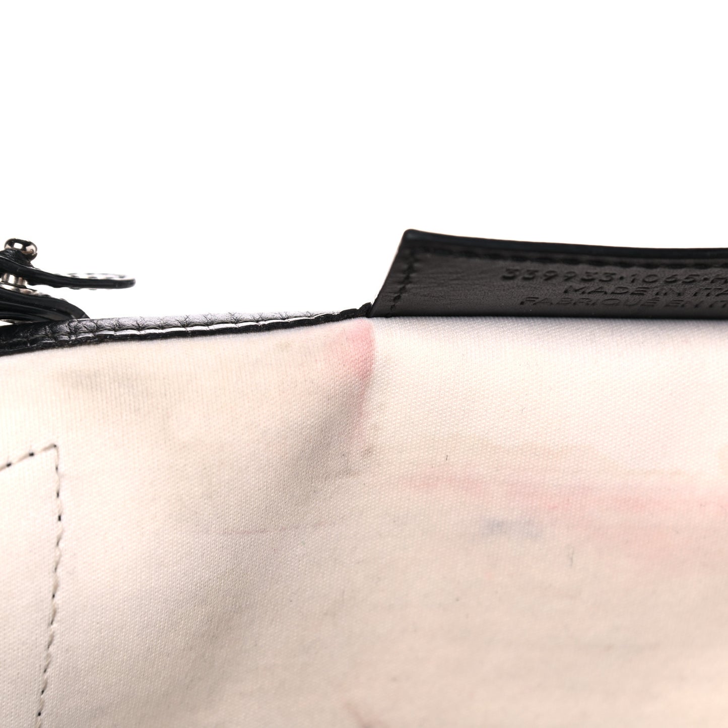 Cotton Canvas Satin Calfskin S Navy Cabas Natural Black