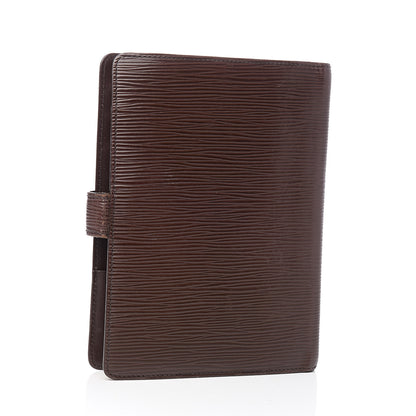 Louis Vuitton Epi Medium Ring Agenda Cover Moka 3 of 7