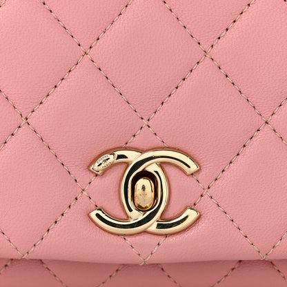 Chanel Lambskin Quilted Small Citizen Chic Flap Pink 11 of 13