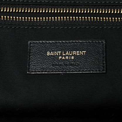 Saint Laurent Lambskin Quilted Maxi Icare Shopping Tote Black 8 of 11