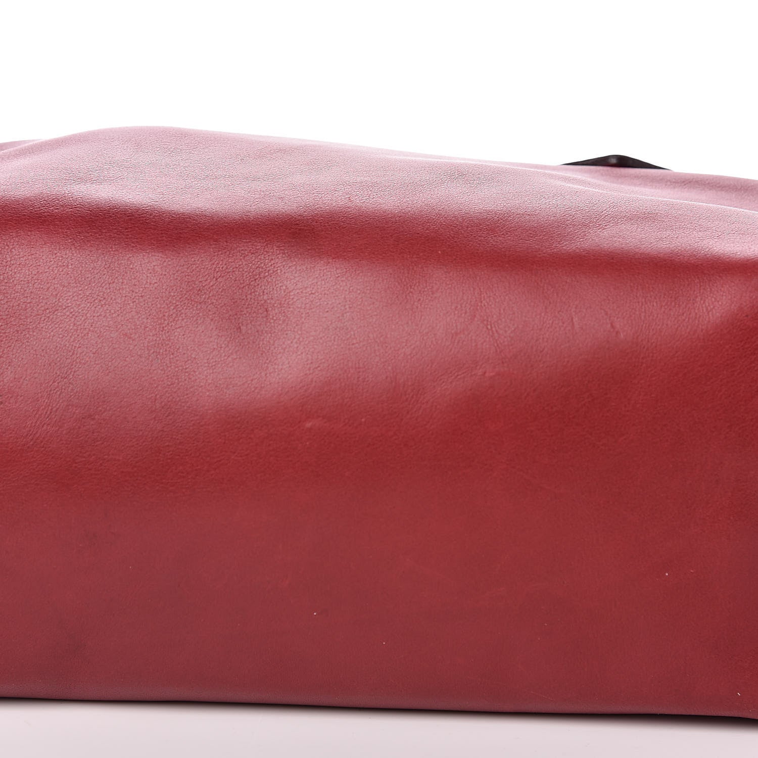 Prada Vitello Heavy Side Pocket Shoulder Bag Cherry 11 of 13